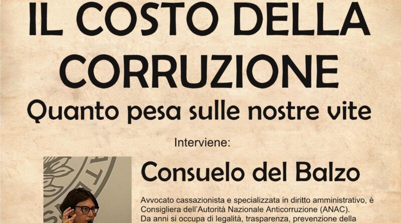 Il costo della corruzione